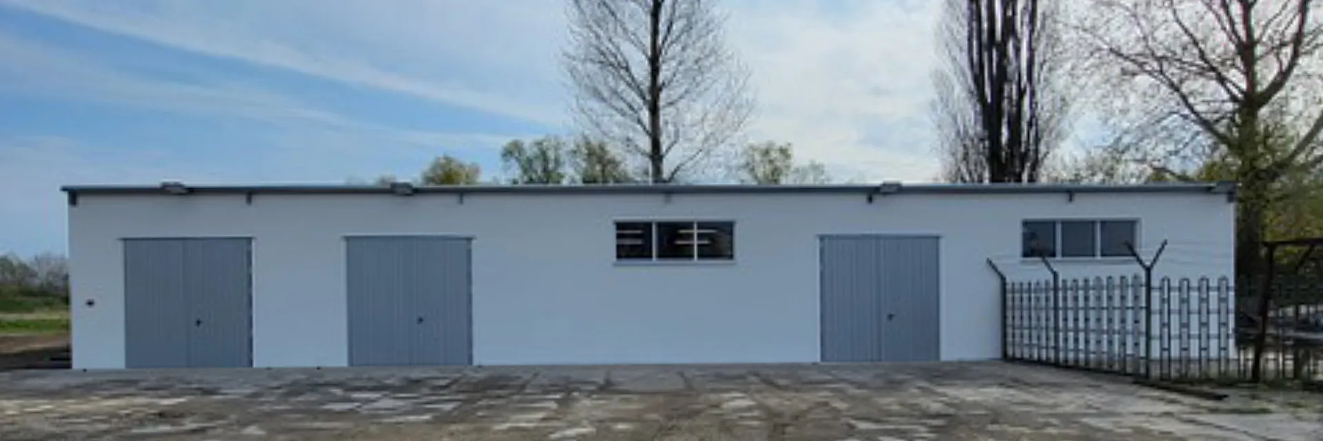 Budowa budynek garażowo-magazynowy wraz z niezbędną infrastrukturą techniczną w Policach k. Szczecina