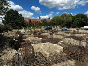 Stopy ławy fundamentowe, budowa w Szczecinie