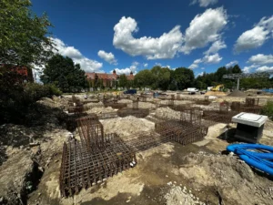 Stopy ławy fundamentowe, budowa w Szczecinie