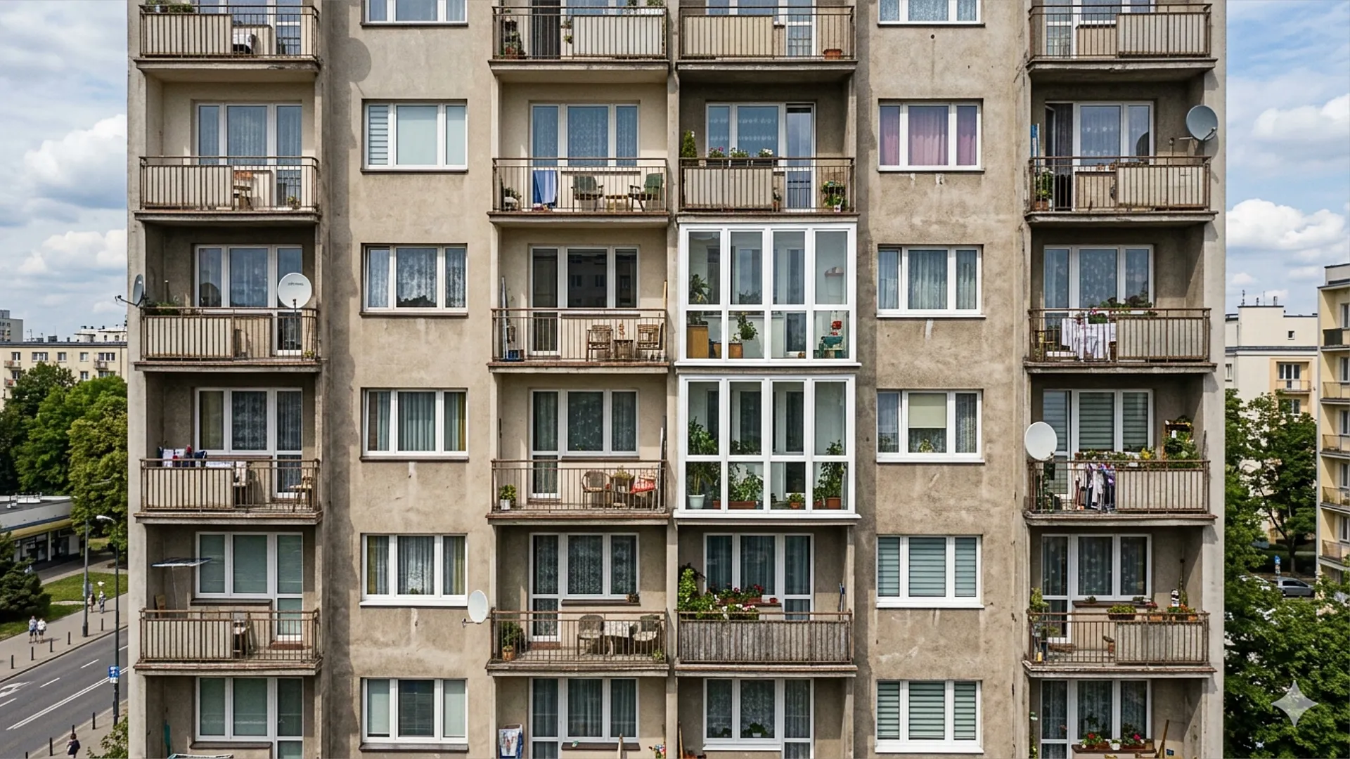 Zabudowa balkonu w bloku: przełomowy wyrok NSA